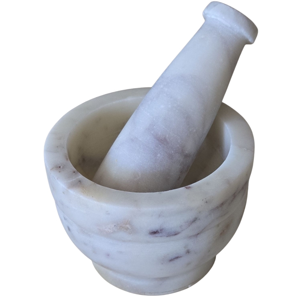 Marble Mortar and Pestle Set